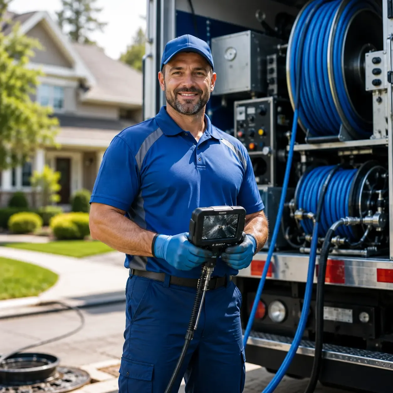 Local outdoor drain cleaning specialists in Mowrystown, OH